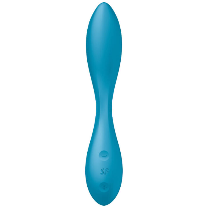 SATISFYER - G-SPOT FLEX 1 MULTI VIBRADOR AZUL - CandyHot - Foto 2