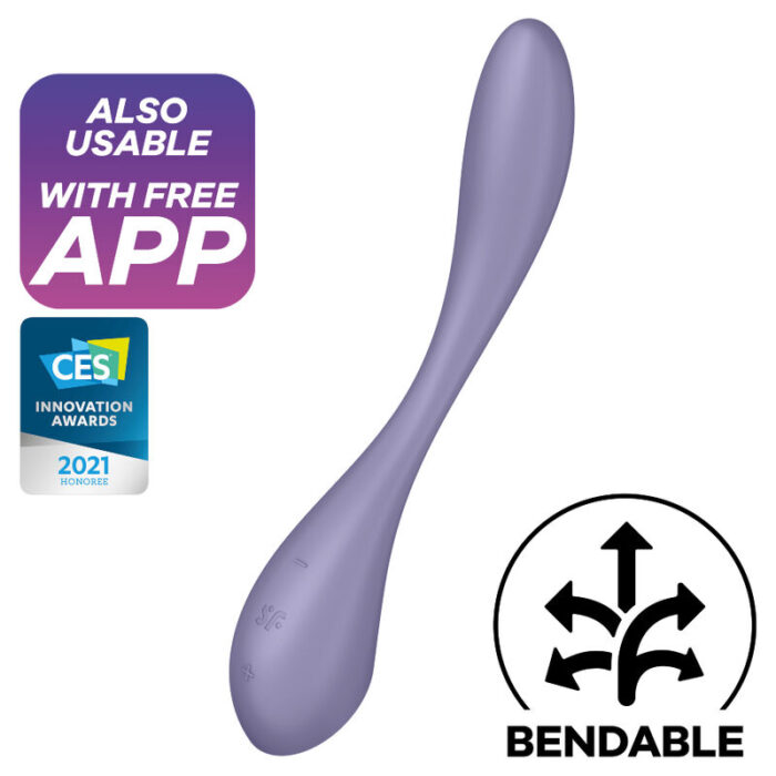 SATISFYER - G-SPOT FLEX 5 MULTI VIBRADOR LILA - CandyHot - Foto 1