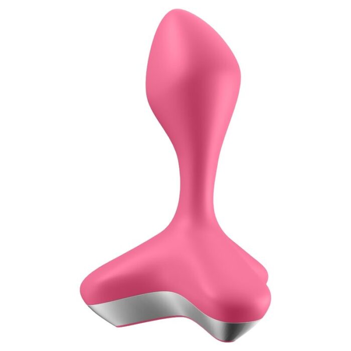 SATISFYER - GAME CHANGER PLUG VIBRADOR ROSA - CandyHot - Foto 2
