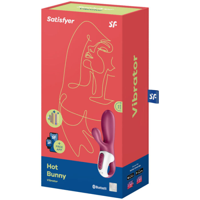 SATISFYER - HOT BUNNY VIBRADOR PUNTO G - CandyHot - Foto 4
