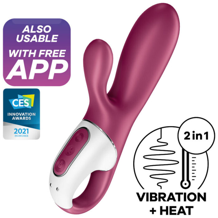 SATISFYER - HOT BUNNY VIBRADOR PUNTO G - CandyHot - Foto 1