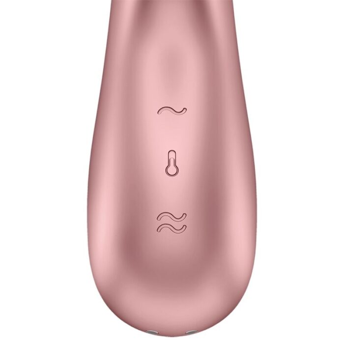 SATISFYER - HOT LOVER VIBRADOR ROSA & BEIGE - CandyHot - Foto 3