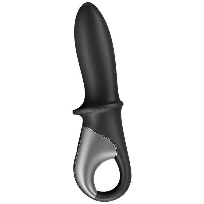 SATISFYER - HOT PASSION VIBRADOR ANAL APP NEGRO - CandyHot - Foto 2