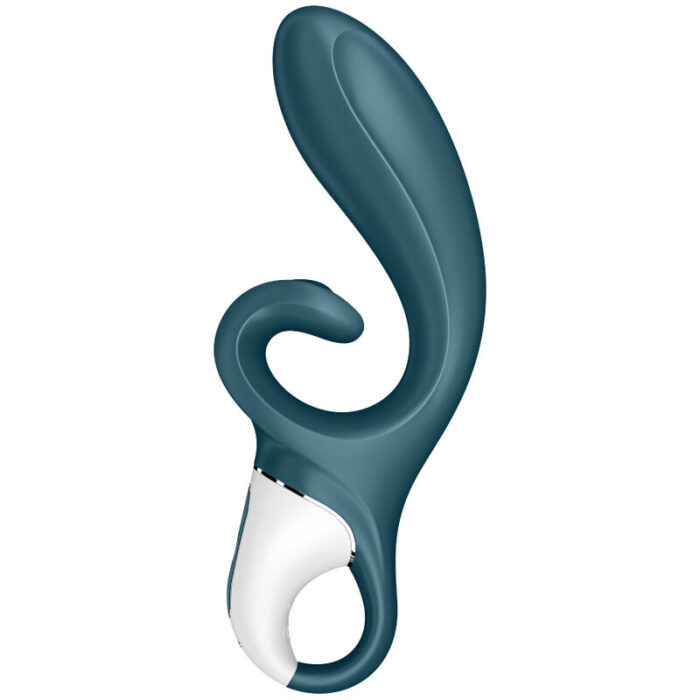 SATISFYER - HUG ME VIBRADOR RABBIT APP AZUL - CandyHot - Foto 2