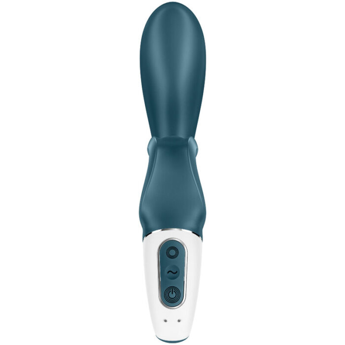 SATISFYER - HUG ME VIBRADOR RABBIT APP AZUL - CandyHot - Foto 3