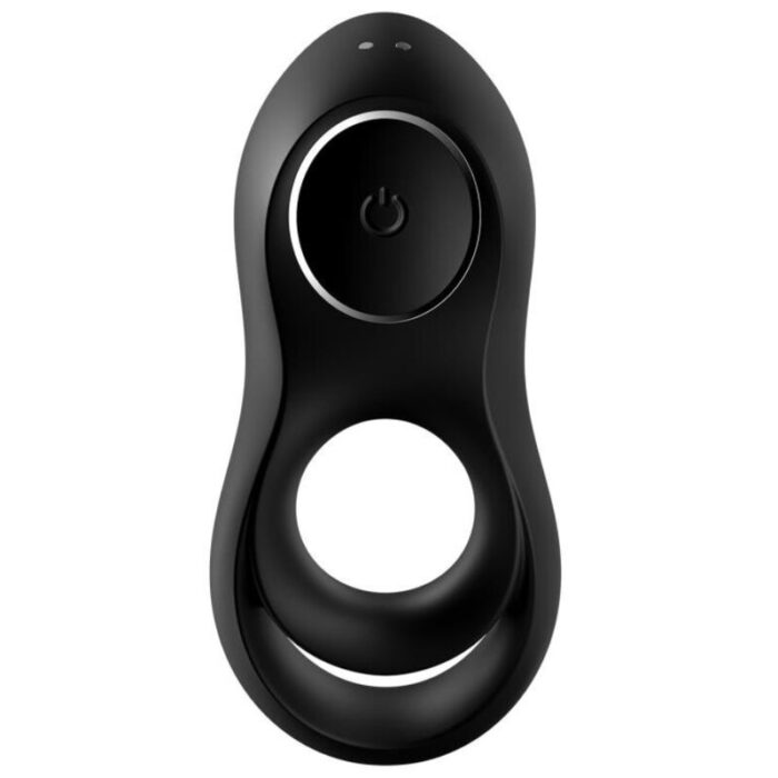 SATISFYER - LEGENDARY DUO ANILLO VIBRADOR NEGRO - CandyHot - Foto 3