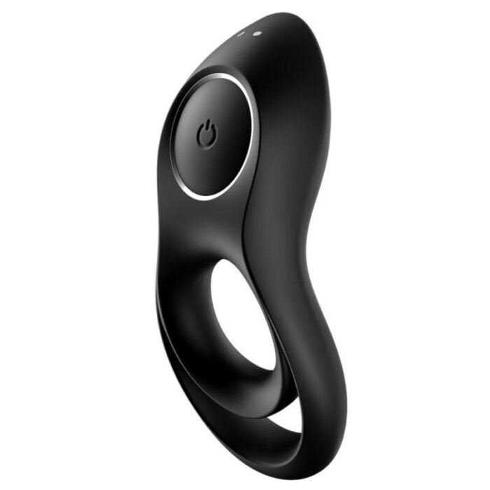 SATISFYER - LEGENDARY DUO ANILLO VIBRADOR NEGRO - CandyHot - Foto 1