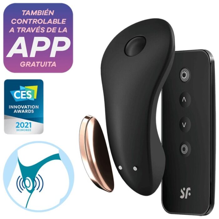 SATISFYER - LITTLE SECRET PANTY VIBRATOR - CandyHot - Foto 3