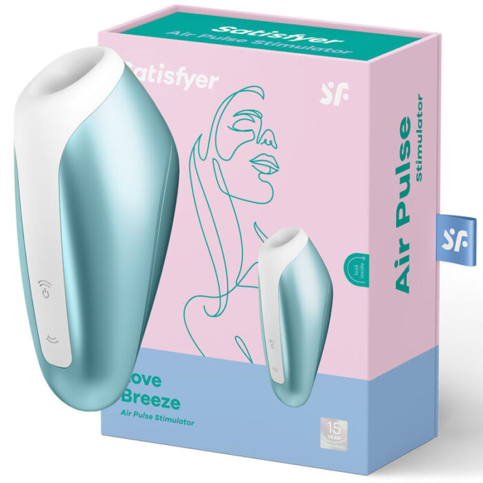 SATISFYER - LOVE BREEZE SUCCIONADOR ICE BLUE - CandyHot - Foto 1