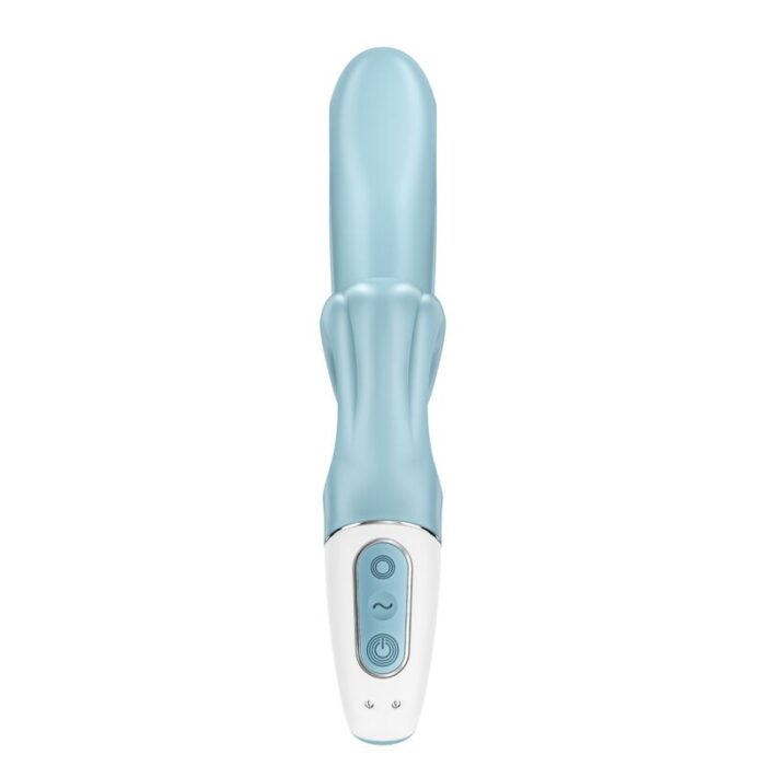 SATISFYER - LOVE ME VIBRADOR RABBIT AZUL - CandyHot - Foto 4