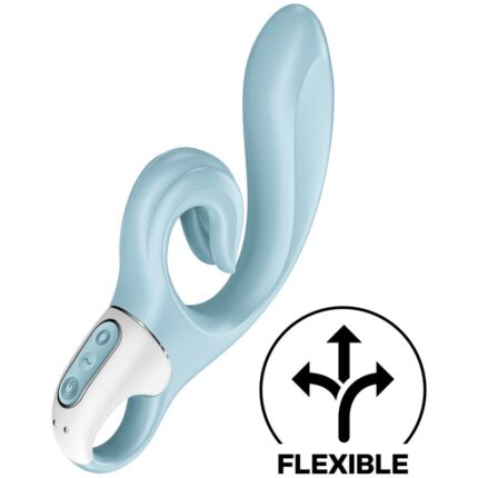SATISFYER - LOVE ME VIBRADOR RABBIT AZUL - CandyHot - Foto 1