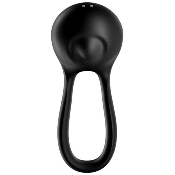SATISFYER - MAJESTIC DUO ANILLO VIBRADOR NEGRO - CandyHot - Foto 2
