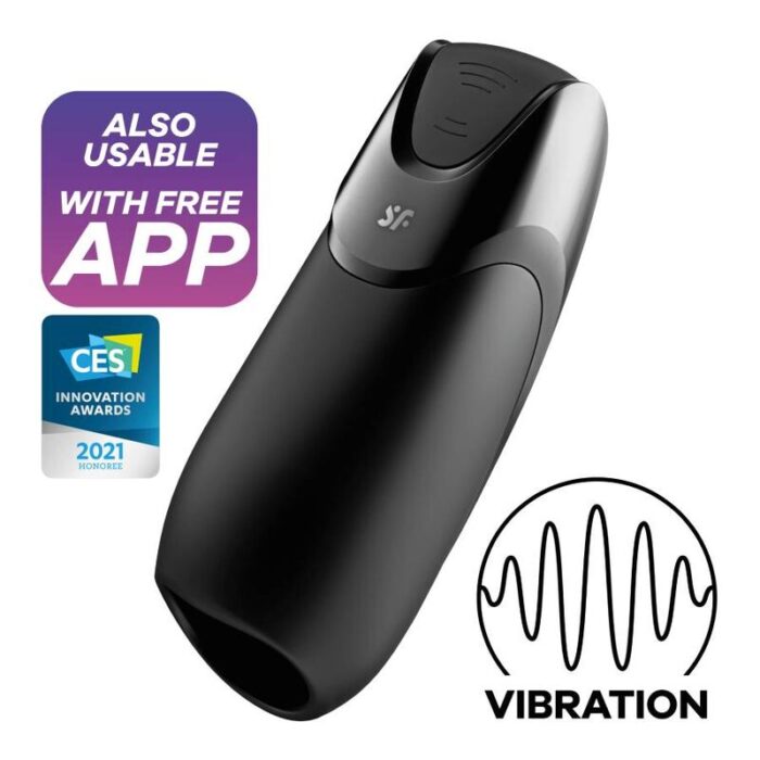 SATISFYER - MEN VIBRATION+ NEGRO - CandyHot - Foto 1