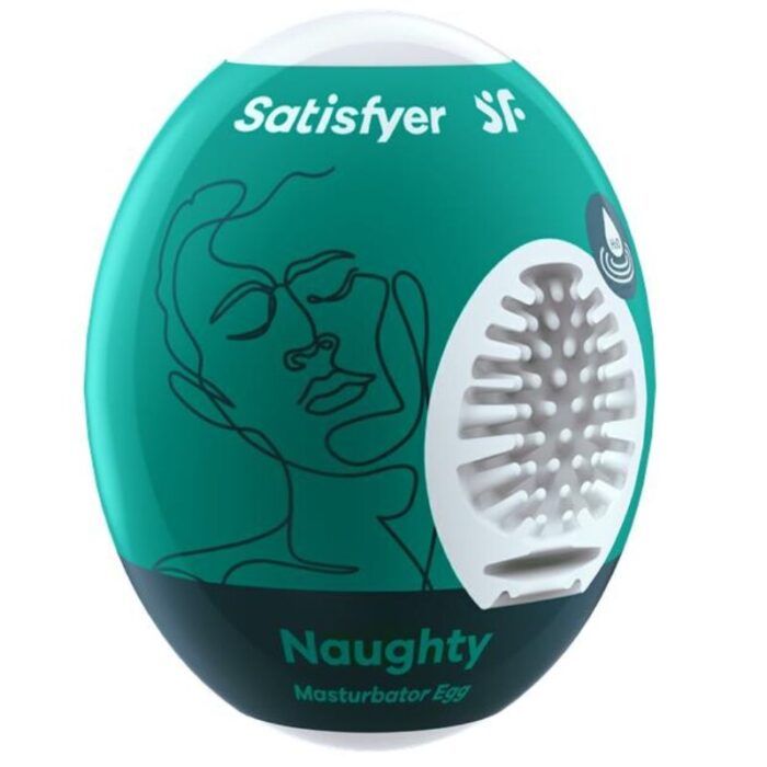 SATISFYER - NAUGHTY HUEVO MASTURBADOR - CandyHot - Foto 1
