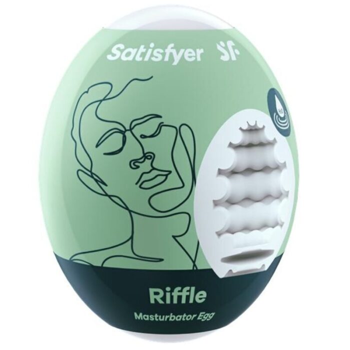 SATISFYER - RIFFLE HUEVO MASTUBADOR - CandyHot - Foto 1