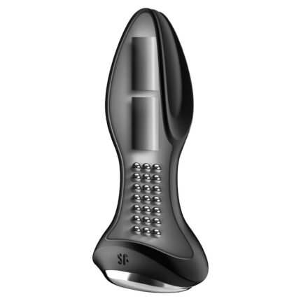 SATISFYER - ROTATOR PLUG 2+ PLUG VIBRADOR APP NEGRO - CandyHot - Foto 2