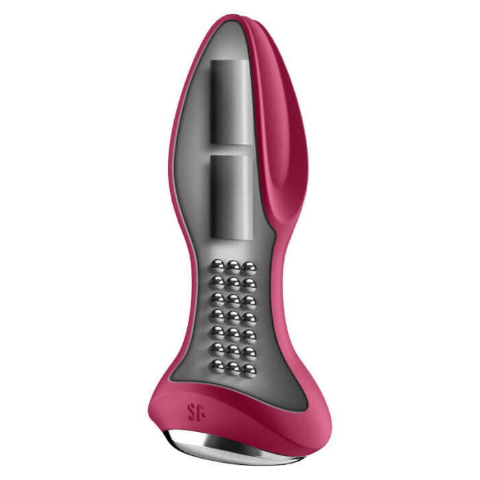 SATISFYER - ROTATOR PLUG 2+ PLUG VIBRADOR APP ROJO - CandyHot - Foto 2
