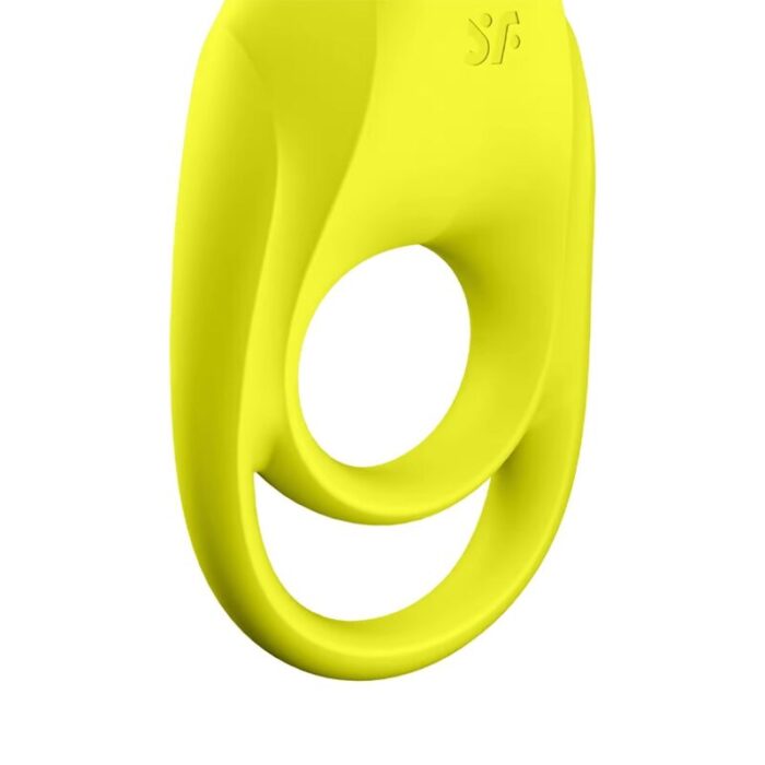 SATISFYER - SPECTACULAR DUO ANILLO VIBRADOR AMARILLO - CandyHot - Foto 2