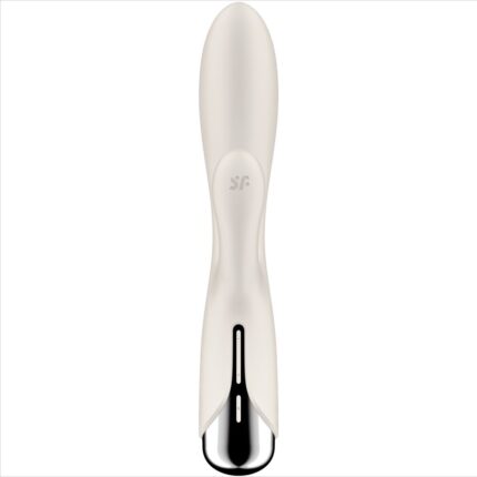 SATISFYER - SPINNING RABBIT 1 ESTIMULACION CLITORIS Y PUNTO G BEIGE - CandyHot - Foto 2