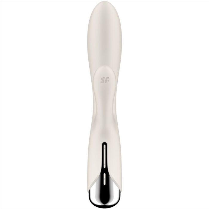 SATISFYER - SPINNING RABBIT 1 ESTIMULACION CLITORIS Y PUNTO G BEIGE - CandyHot - Foto 2