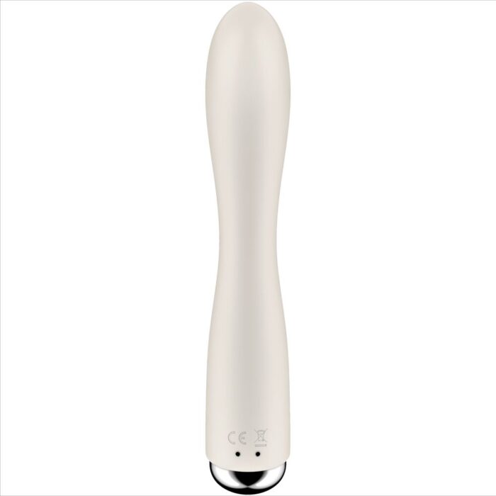 SATISFYER - SPINNING RABBIT 1 ESTIMULACION CLITORIS Y PUNTO G BEIGE - CandyHot - Foto 3