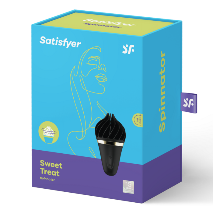 SATISFYER - SWEET TREAT SPINNATOR NEGRO - CandyHot - Foto 5