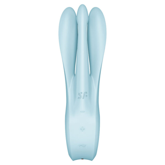 SATISFYER - THREESOME 1 VIBRADOR AZUL - CandyHot - Foto 3