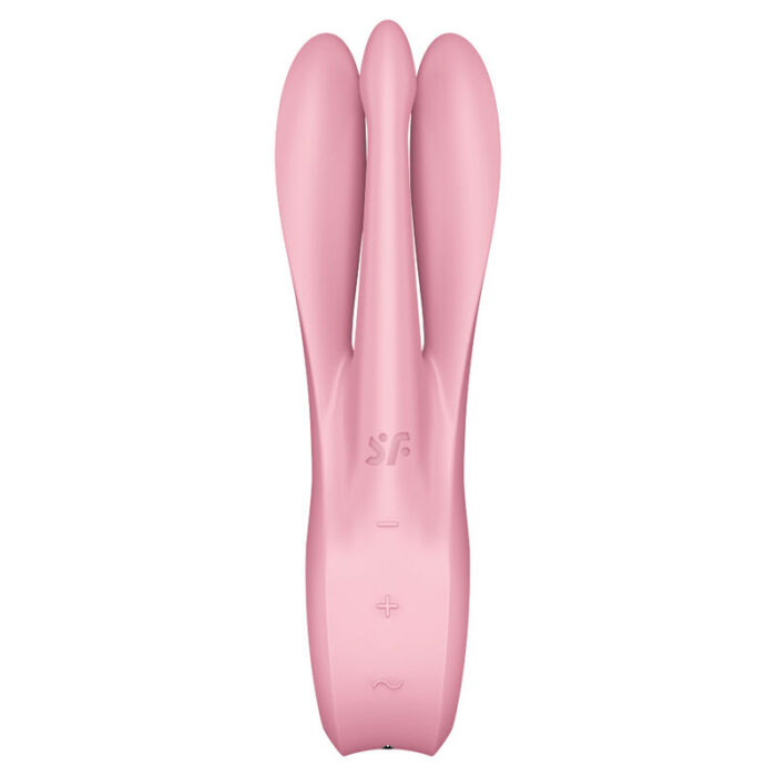 SATISFYER - THREESOME 1 VIBRADOR ROSA - CandyHot - Foto 2