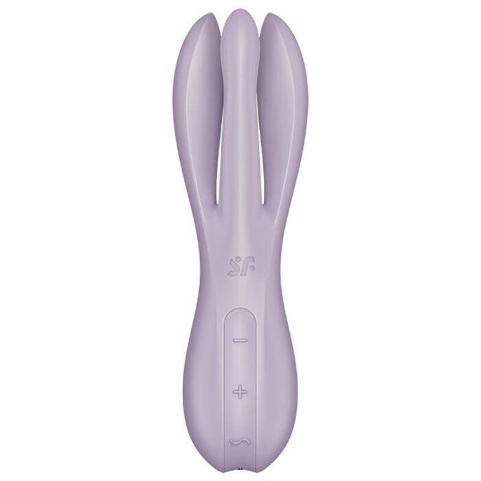 SATISFYER - THREESOME 2 VIBRADOR VIOLETA - CandyHot - Foto 2