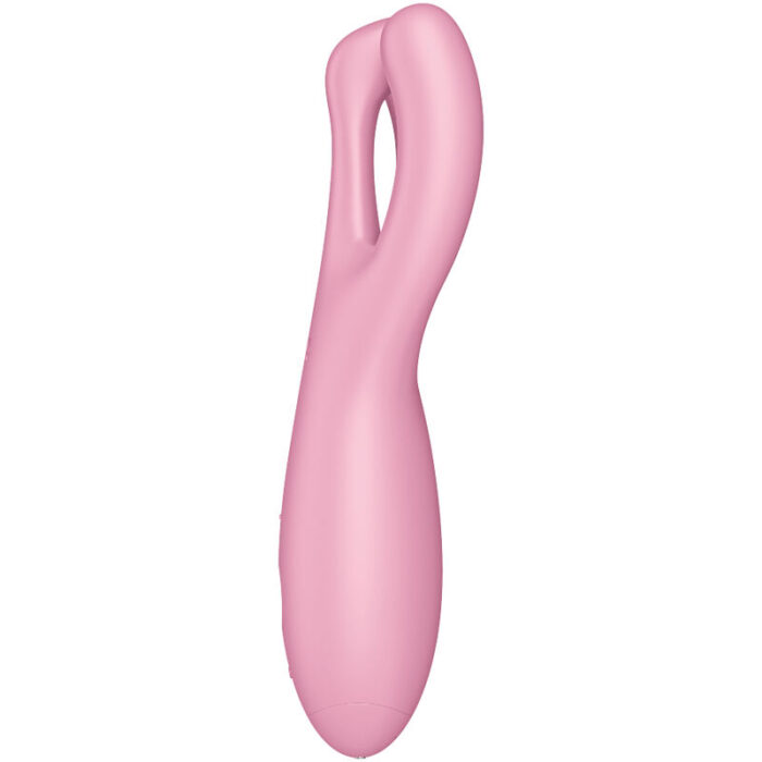 SATISFYER - THREESOME 4 VIBRADOR APP ROSA - CandyHot - Foto 3