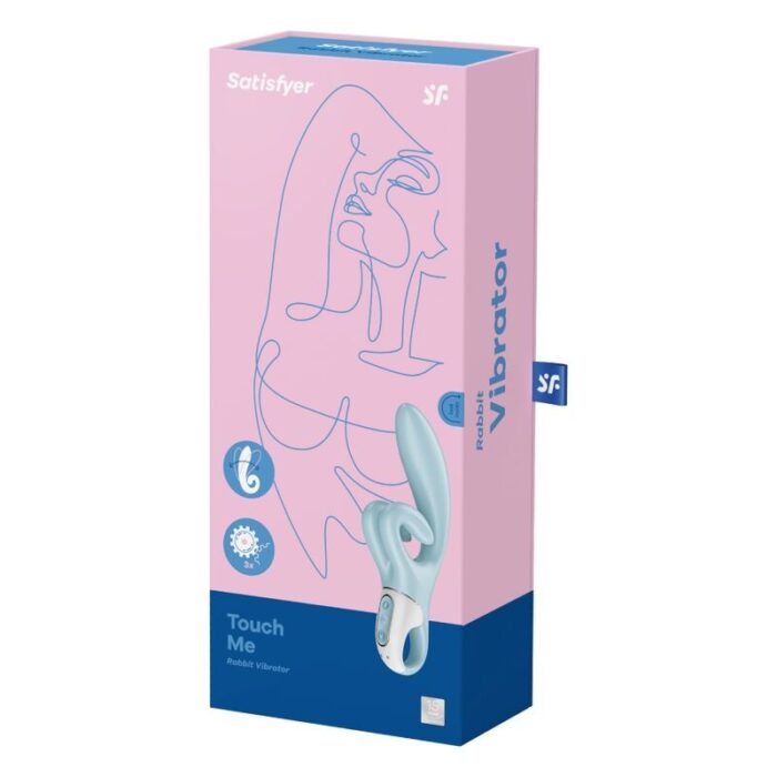 SATISFYER - TOUCH ME VIBRADOR RABBIT AZUL - CandyHot - Foto 5