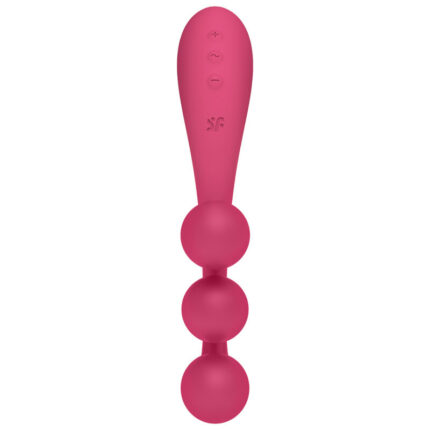 SATISFYER - TRI BALL 1 MULTI VIBRADOR ROJO - CandyHot - Foto 2