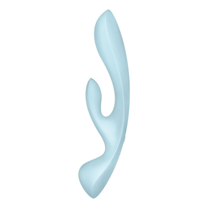 SATISFYER - TRIPLE OH VIBRADOR HÍBRIDO AZUL - CandyHot - Foto 1