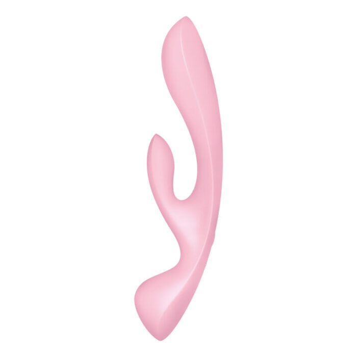 SATISFYER - TRIPLE OH VIBRADOR HÍBRIDO ROSA - CandyHot - Foto 2