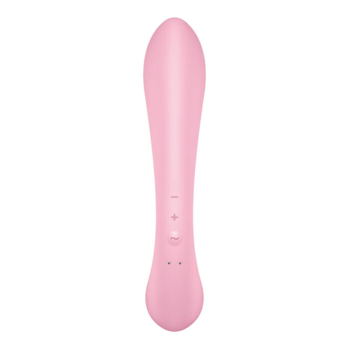 SATISFYER - TRIPLE OH VIBRADOR HÍBRIDO ROSA - CandyHot - Foto 3