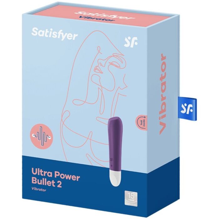 SATISFYER - ULTRA POWER BULLET 2 BALA VIBRADORA MORADA - CandyHot - Foto 3