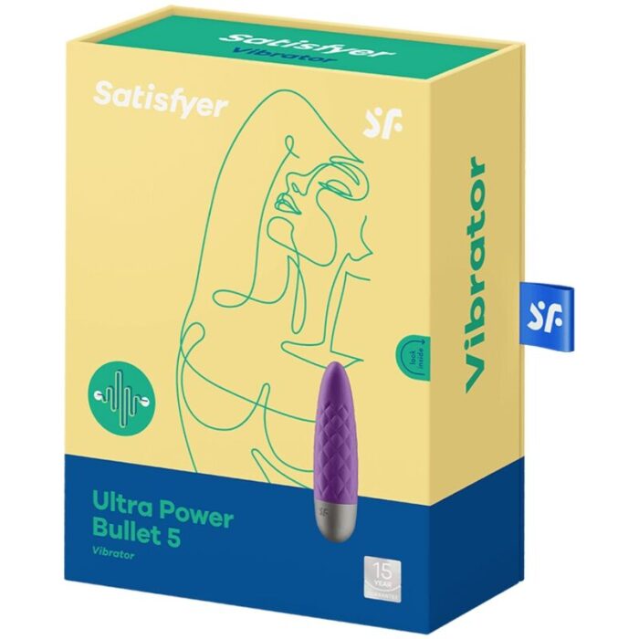 SATISFYER - ULTRA POWER BULLET 5 BALA VIBRADORA VIOLETA - CandyHot - Foto 3