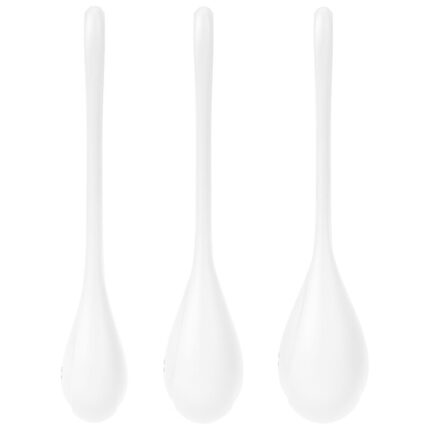 SATISFYER - YONI POWER 1 KIT DE ENTRENAMIENTO BLANCO - CandyHot - Foto 2
