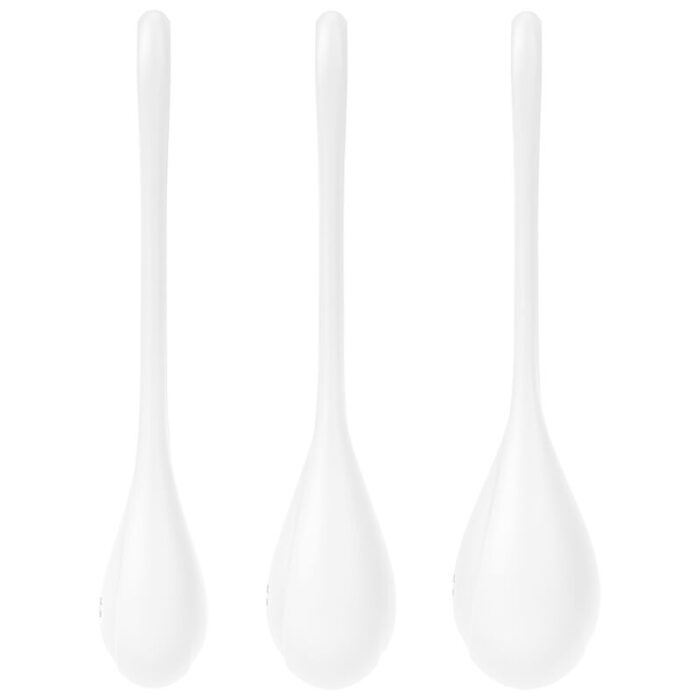 SATISFYER - YONI POWER 1 KIT DE ENTRENAMIENTO BLANCO - CandyHot - Foto 2