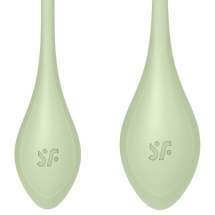 SATISFYER - YONI POWER 2 KIT DE ENTRENAMIENTO VERDE - CandyHot - Foto 2