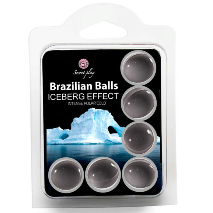 SECRET PLAY SET 6 BRAZILIAN BALLS EFECTO ICEBERG - CandyHot - Foto 1