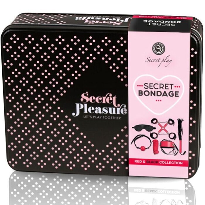 SECRETPLAY - BDSM SET 6 PIEZAS RED COLLECTION - CandyHot - Foto 1