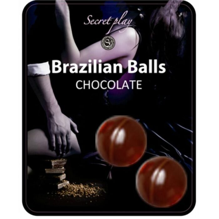 SECRETPLAY - BRAZILIAN BALLS  CHOCOLATE SET 2 BOLAS - CandyHot - Foto 1