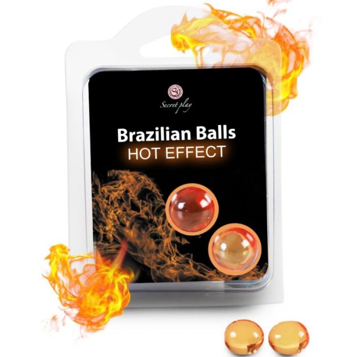 SECRETPLAY - BRAZILIAN BALLS EFECTO CALOR 2 UNIDADES - CandyHot - Foto 1