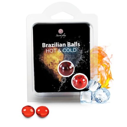 SECRETPLAY - BRAZILIAN BALLS EFECTO CALOR & FRIO  2 UNIDADES - CandyHot - Foto 1