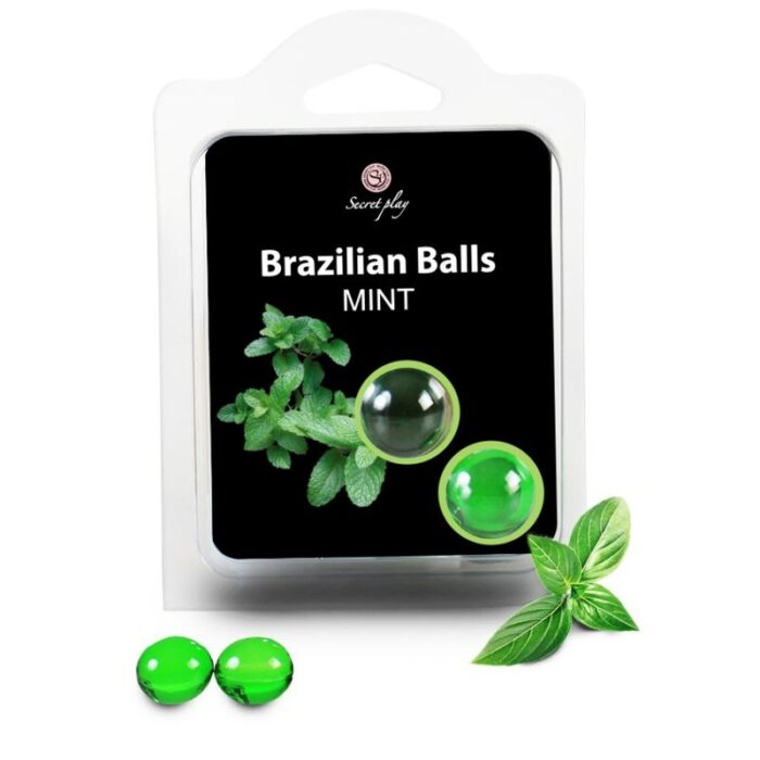 SECRETPLAY - BRAZILIAN BALLS  MENTA SET  2 BOLAS - CandyHot - Foto 1
