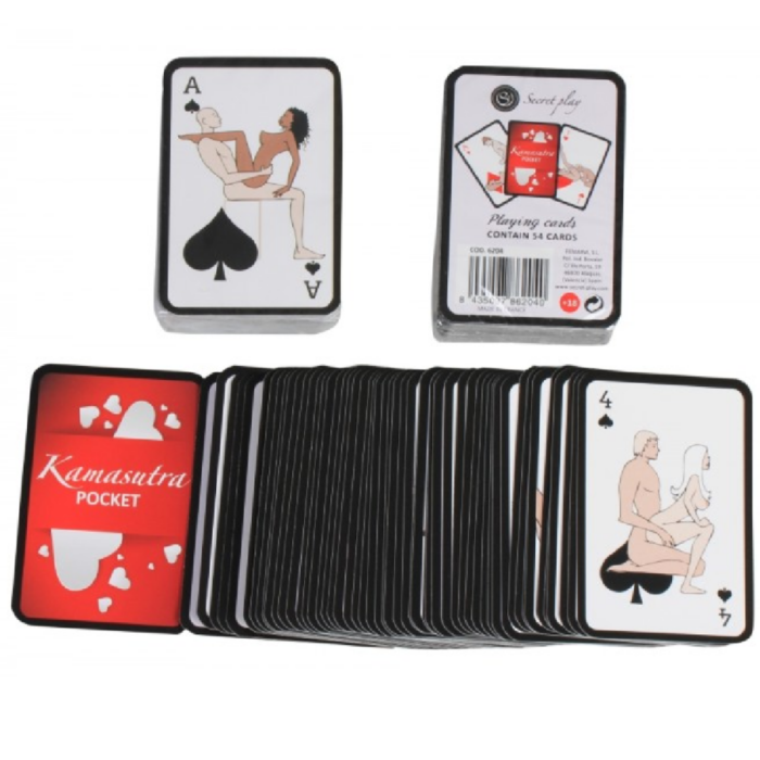 SECRETPLAY - CARTAS KAMASUTRA MINI (ES/EN/PT/IT/FR/DE) - CandyHot - Foto 1