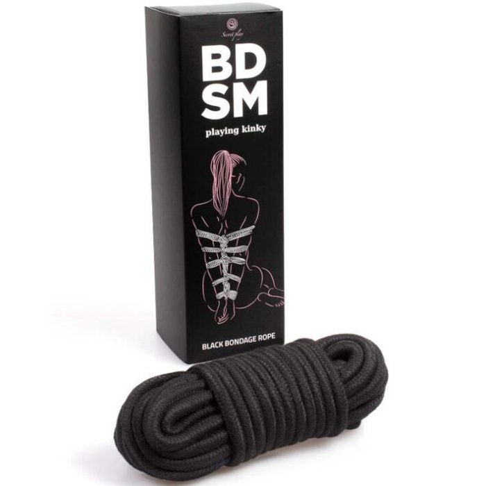 SECRETPLAY - CUERDA BONDAGE NEGRA BDSM COLLECTION - CandyHot - Foto 2