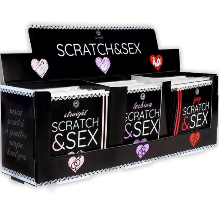 SECRETPLAY - DISPLAY + POSTURAS SCRATCH & SEX (ES/EN/FR/PT/DE) - CandyHot - Foto 1