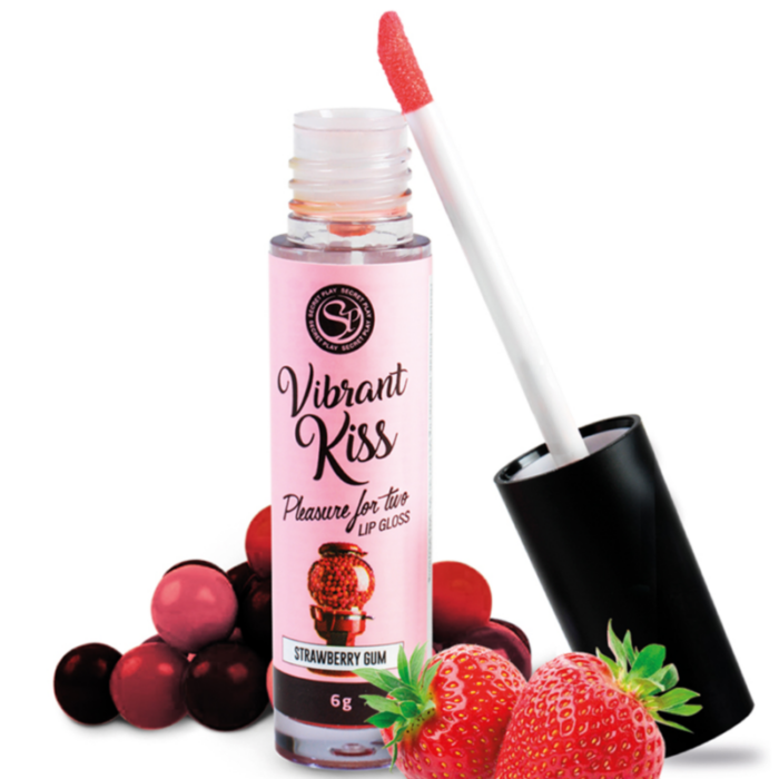 SECRETPLAY - LIP GLOSS VIBRANT KISS CHICLE DE FRESA - CandyHot - Foto 1